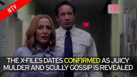 Gillian Anderson strips for The X Files as she unbuttons her blouse